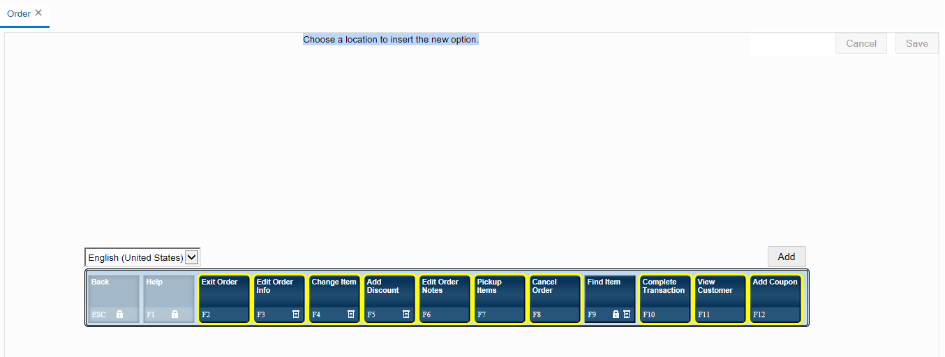 Menu Buttons - New Menu Option Location Menu Buttons - New Menu Option Location