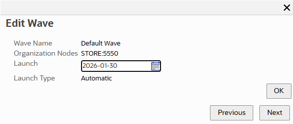 Edit Wave Window