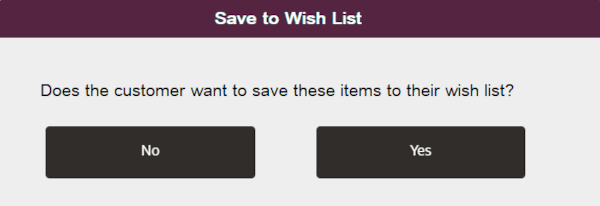 Save to Wish List