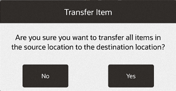 Confirm Transfer All Items