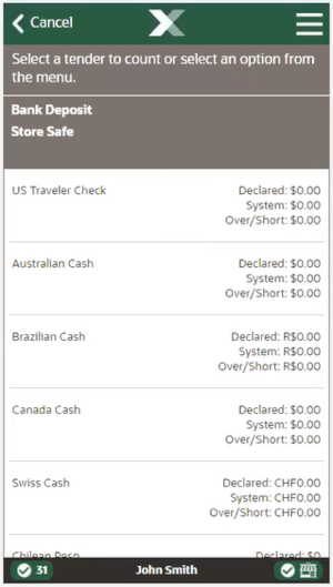 Handheld Store Safe Bank Deposit