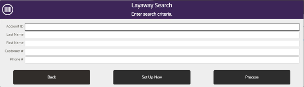 Layaway Search