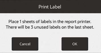 Print Label Prompt