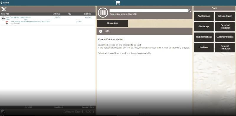 New Desktop Sales Screen New Desktop Sales Screen