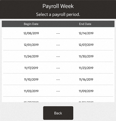 Payroll Week