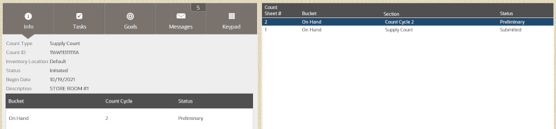 Cycle Count - Automatic Count Cycle 2 Cycle Count - Automatic Count Cycle 2