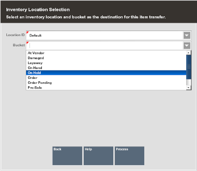 Prompt for Destination Location and Bucket