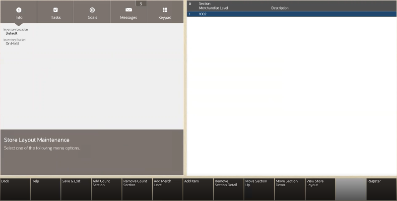 Menu Buttons Options