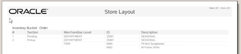 Store Layout