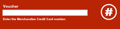 Merchandise Credit Card Number Prompt