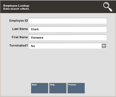 Employee Lookup Form adding new employee