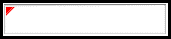 Entry field red triangle