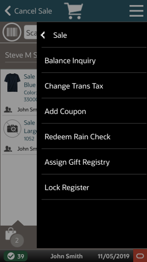 Handheld Add Coupon