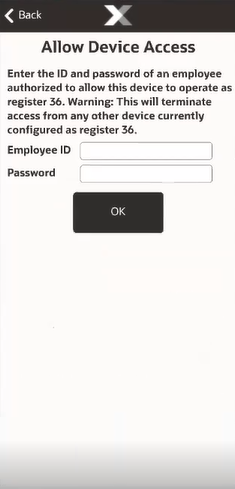 Allow Device Access