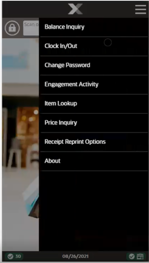 Context Menu on Mobile Handheld