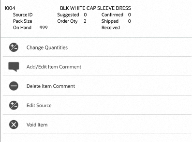 Change Item Change Item