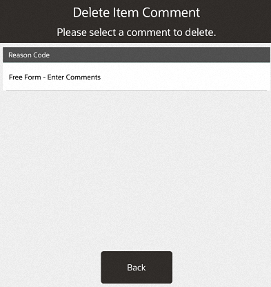 Comment Type
