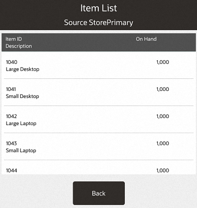 Item List