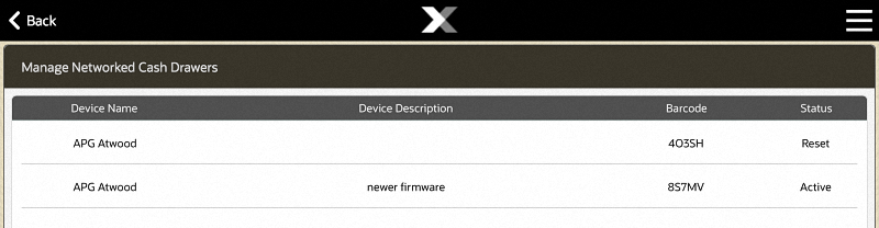 Manage Networked Cash Drawers