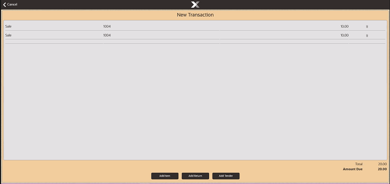 New Offline Sale Transaction