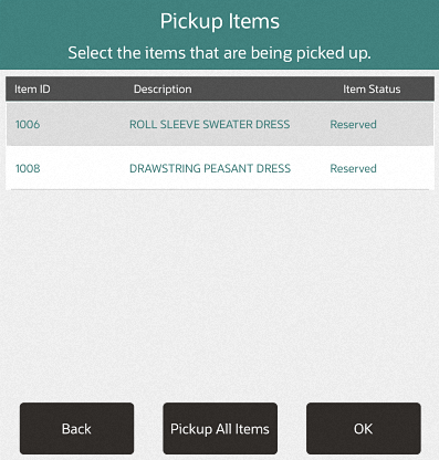 Pick Up Items