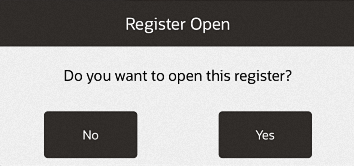 Register Open Prompt