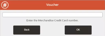 Return Merchandise Credit Card Numbers