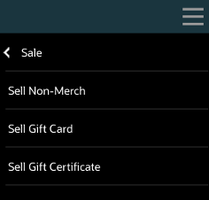 List of Non-Merchandise Options