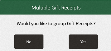Mobile POS Group Gift Receipts Prompt Mobile POS Group Gift Receipts Prompt