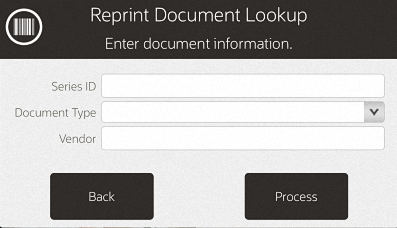 Xstore POS Reprint Document Lookup