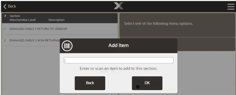 Add Item Prompt
