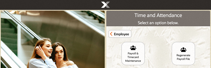 Time and Attendance Menu Options