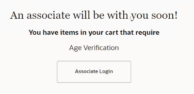 Age Verification Prompt at Checkout Age Verification Prompt at Checkout