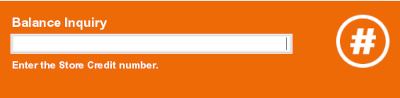 Store Credit Number Prompt
