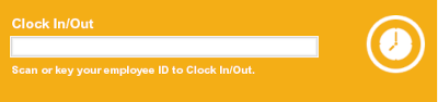 Clock In Employee ID Prompt