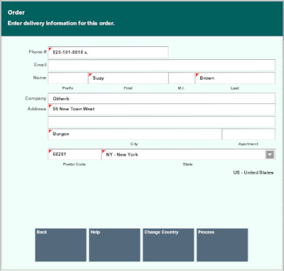 Order Delivery Details