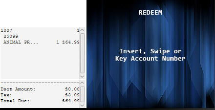 Payment Terminal - Redeem