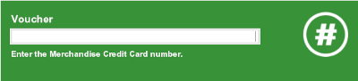 Merchandise Credit Card Number Prompt
