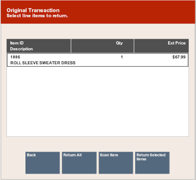 Original Transaction Information