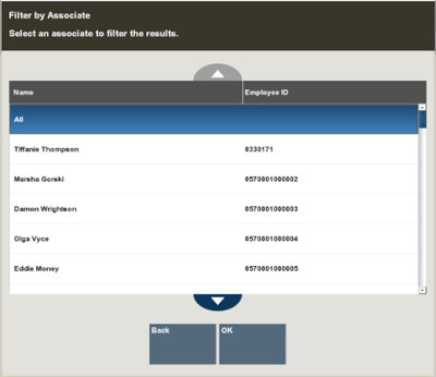 Associate List Filtering