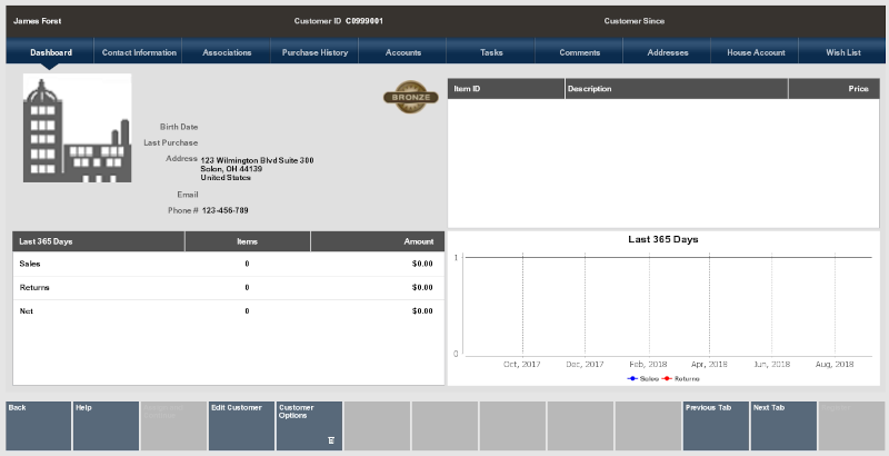 Customer Record Read-Only Mode