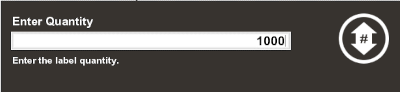 Label Quantity Prompt