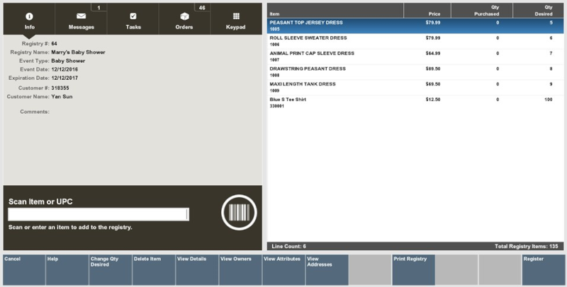 New Registry Setup