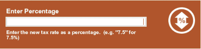New Tax Amount Prompt