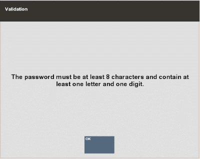 Password Validation Prompt