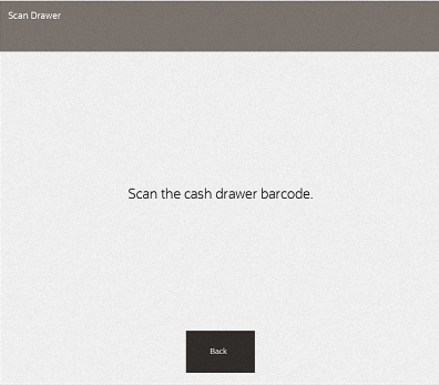 Scan Cash Drawer Barcode