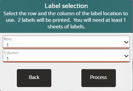 Label Selection
