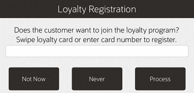Loyalty Registration