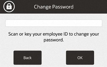 Change Password - Employee ID Prompt