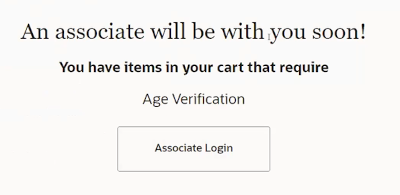 Age Verification Prompt at Checkout